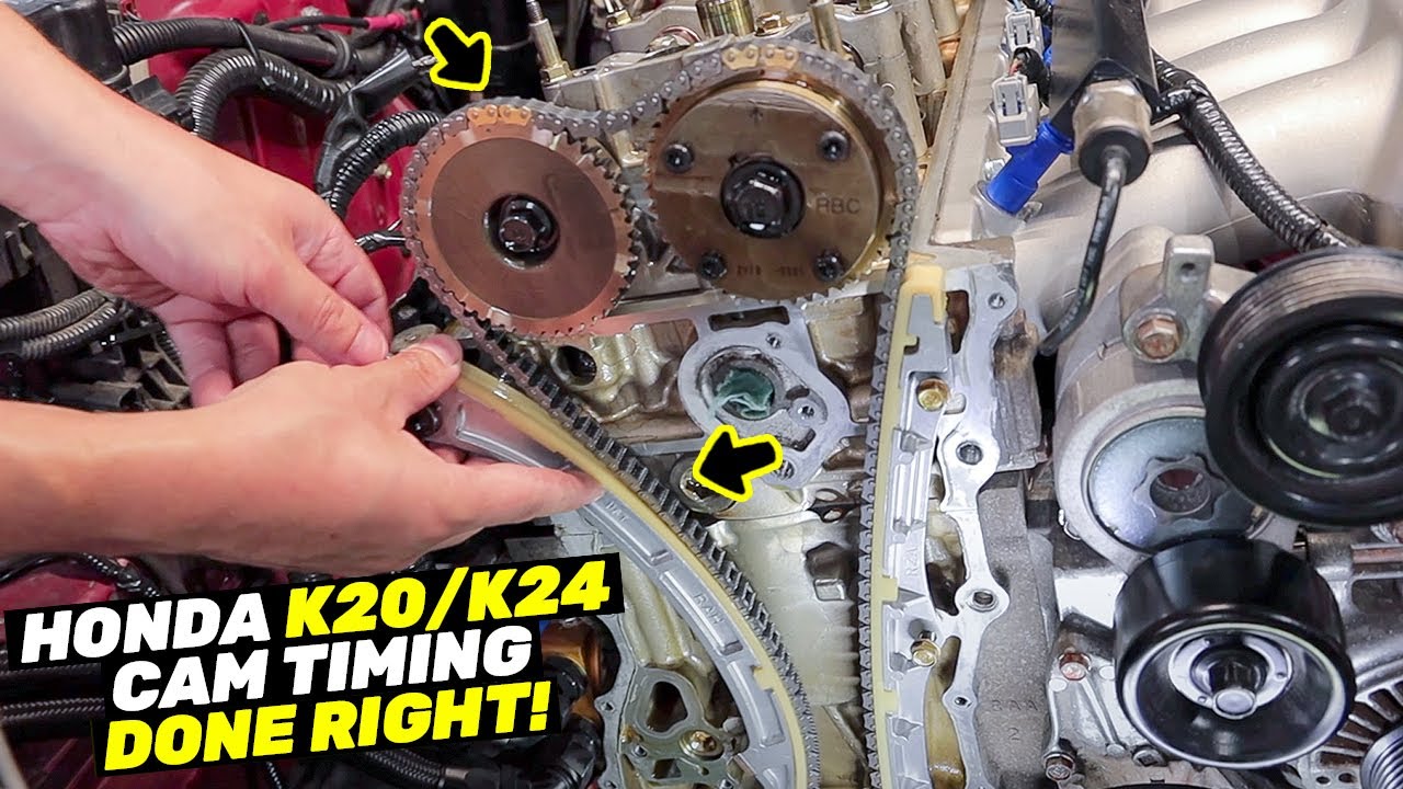 Как настроить фазы газораспределения Honda K20 K24 — быстро и просто!