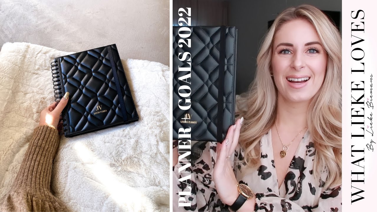 PLAN WITH ME 2022 + GOALS 📆✏️ | JOSH V X MASCHA PLANNER || Lieke Biemans