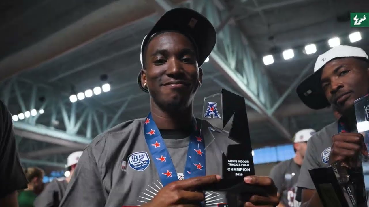 3 STRAIGHT!!! Men's Track & Field repeats as 2026 American Indoor Champions