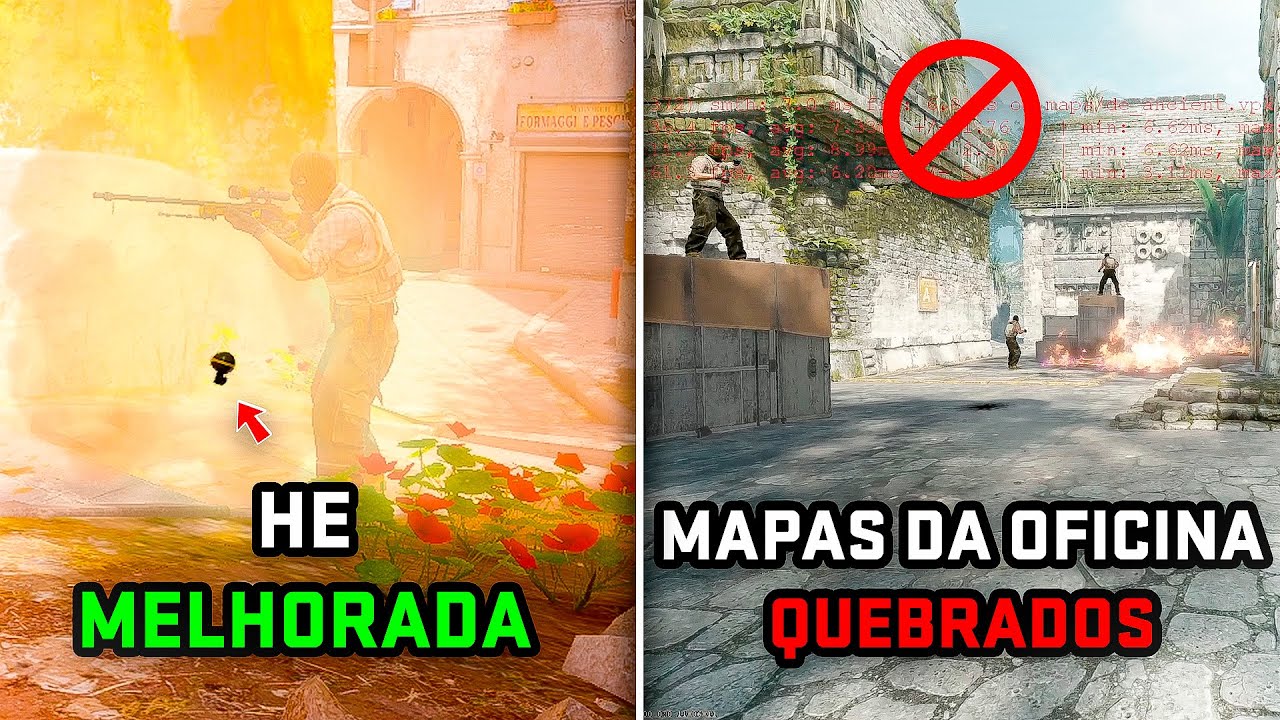 CS2 ATUALIZOU e ACABOU COM MAPAS DA OFICINA, MELHORIA NA HE e GALINHAS OTIMIZADAS (KKKKKKKK)