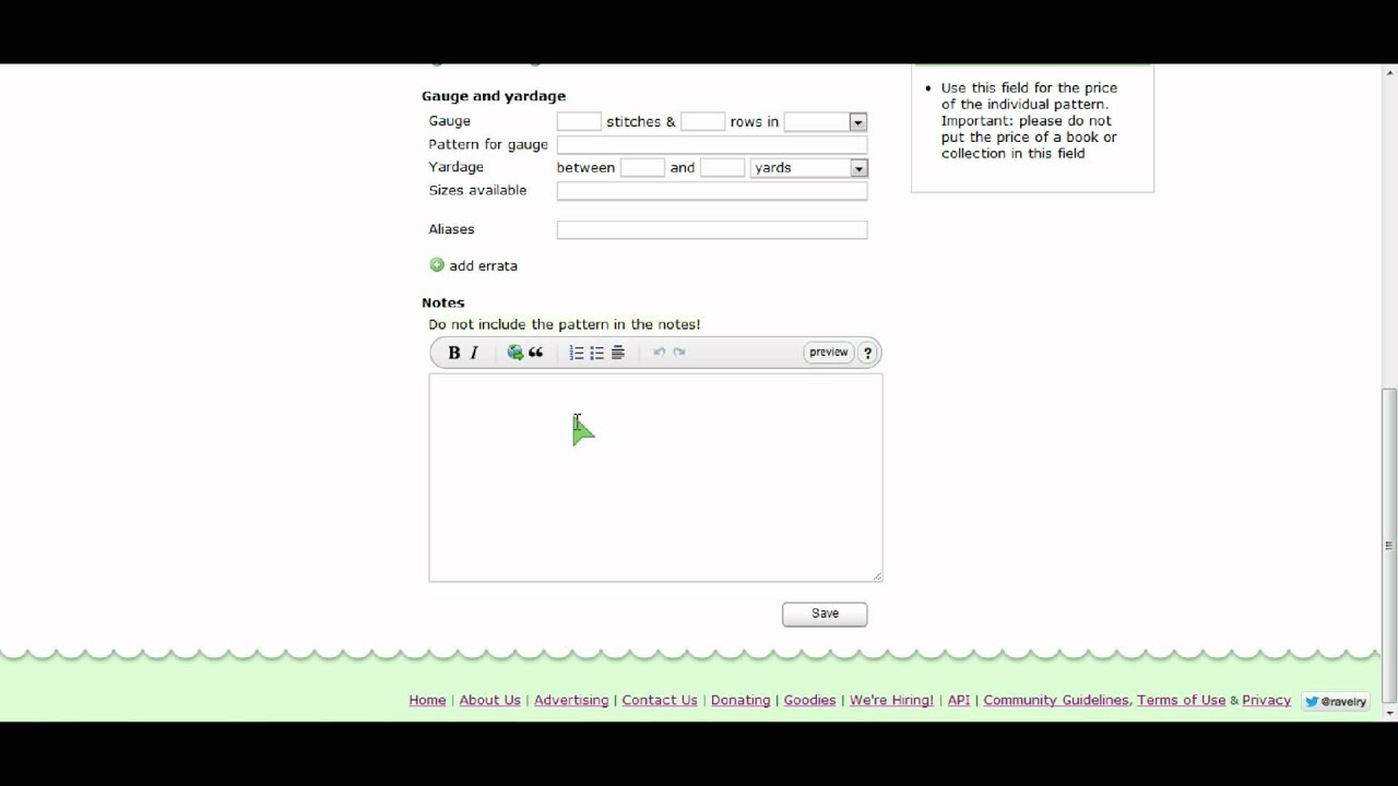 How to Add a Pattern on Ravelry with Downloadable PDF Files