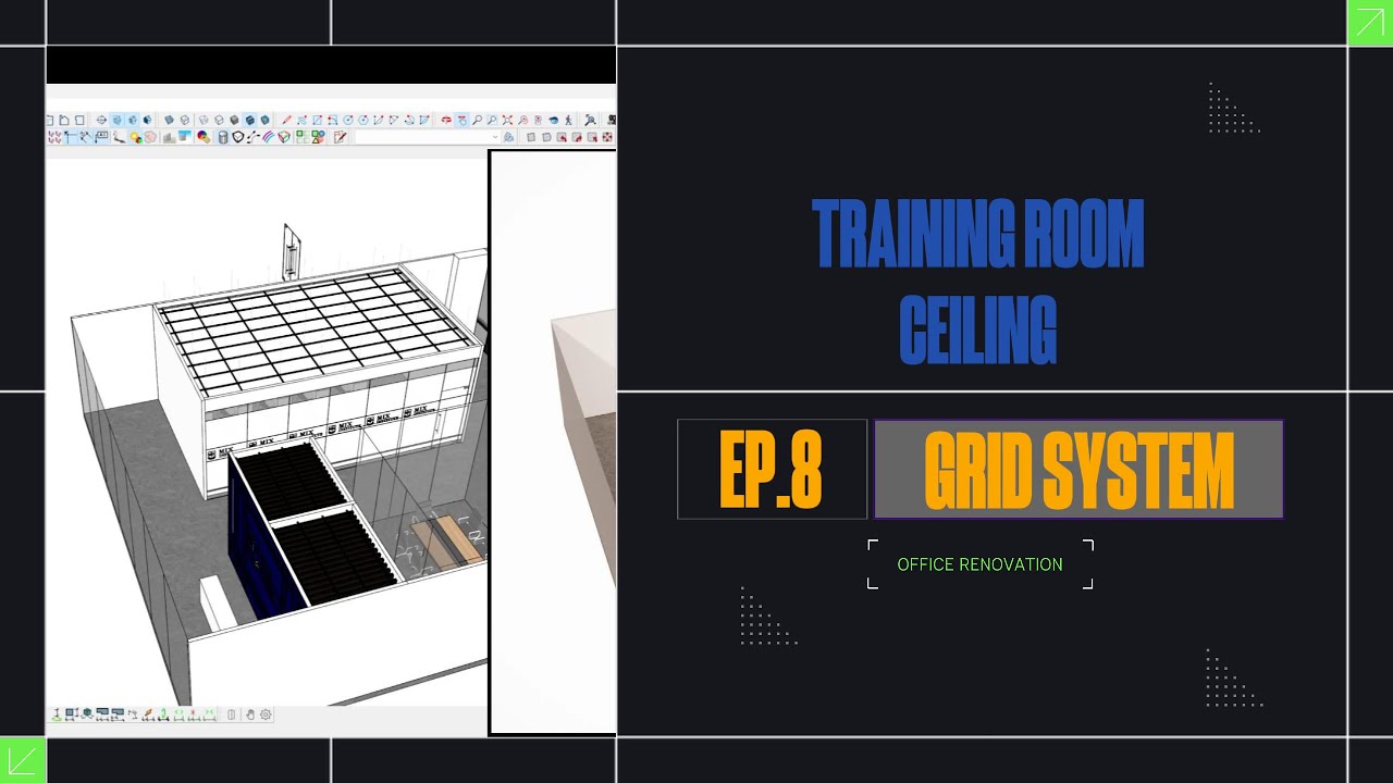 Training Room Ceiling Grid Episode 8 – MIX INSTITUTE OFFICE DESIGN