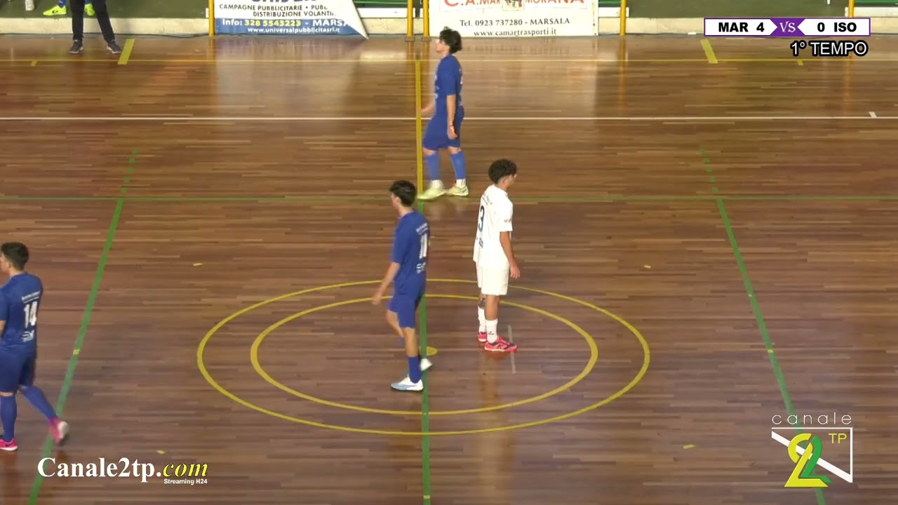 MARSALA FUTSAL VS ISOLA C5 UNDUNDER 19 FASE FINALE PLAY - OFF GIRONE Awww.canale2tp.com🎥💻🖥📱