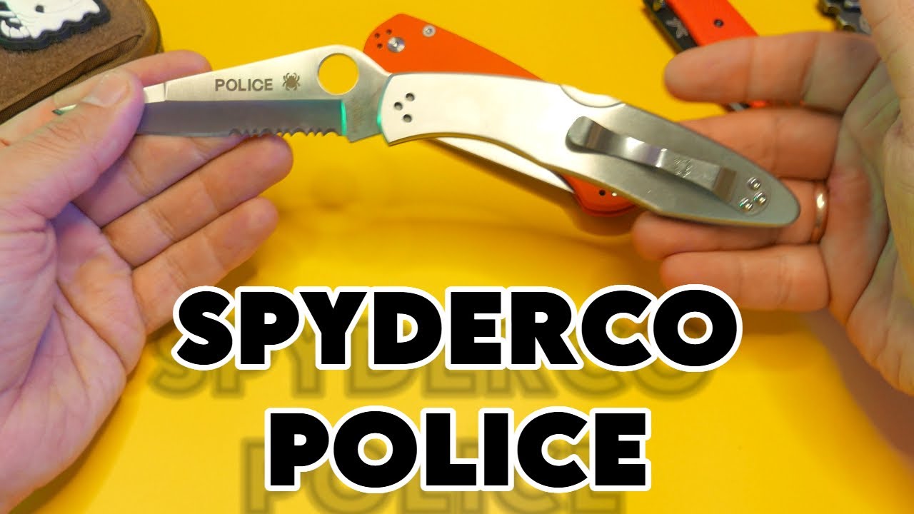 SPYDERCO POLICE - ОЧЕНЬ ХАРИЗМАТИЧНЫЙ НОЖ ... но НЕ для EDC?