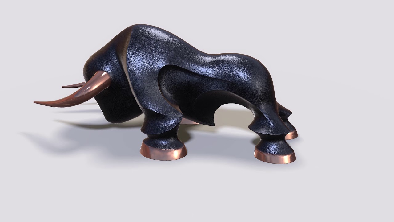 decorative bull statue -1