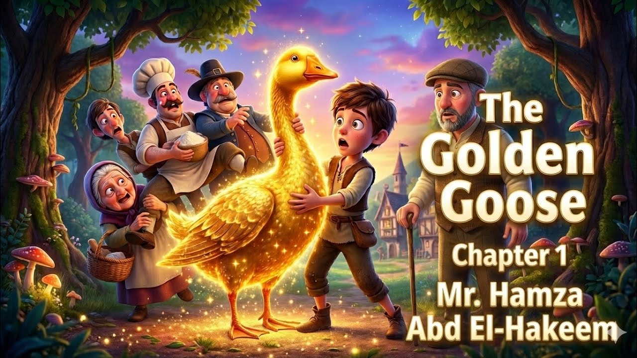 شرح قصة The Golden Goose كاملة بأسهل طريقة  أولى إعدادي الترم الثاني 2026 | المنهج الجديد 