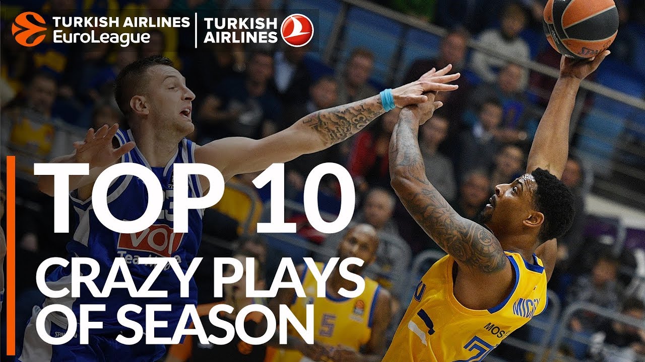 2018-19 Turkish Airlines EuroLeague: Top 10 Crazy Plays!