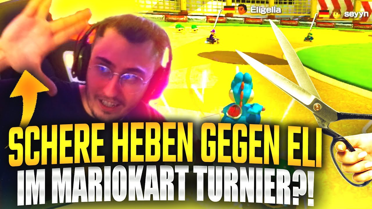 REPAZ HEBT DIE SCHERE IN MARIOKART gegen ELI?!✂️👑Repaz