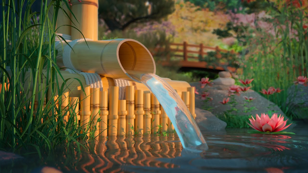 Serene Bamboo Water Fountain for Relaxation & Stress Relief