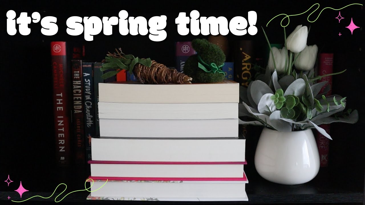 preparing for a new month: march 🐰 | tbr, bujo, & office decor