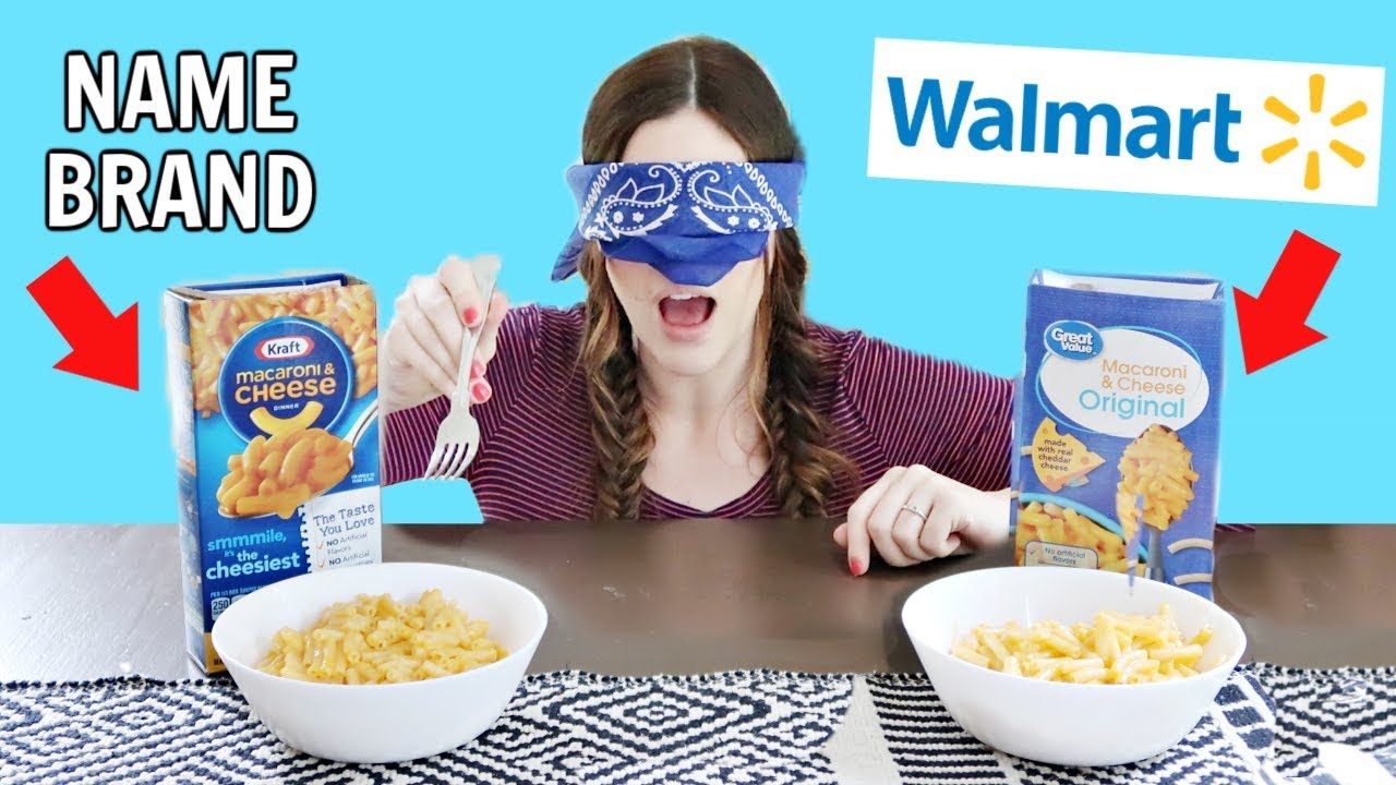 NAME BRAND vs WALMART (Blind Taste Test)