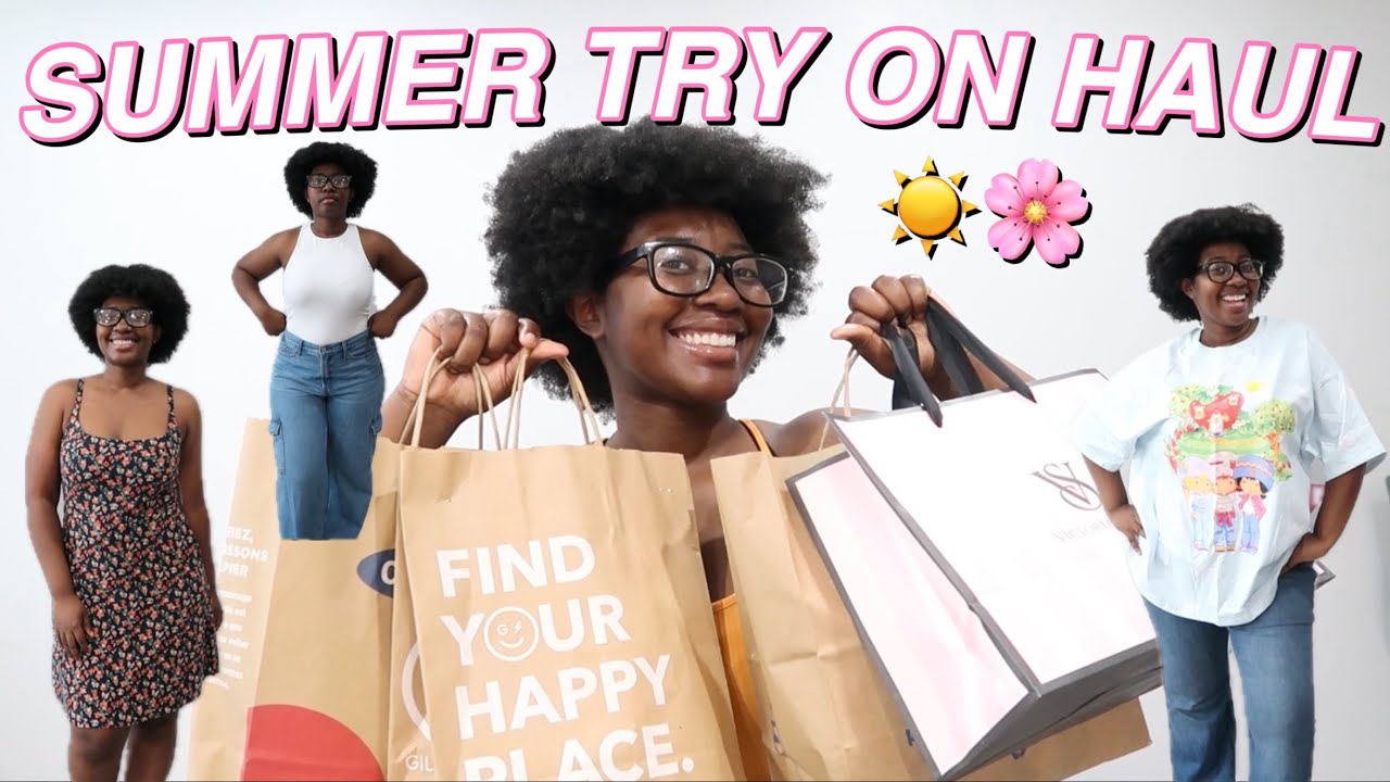 SUMMER TRY ON HAUL ☀️🌸: Marshalls, Victoria’s Secret, Old Navy, Hot Topic, and Hollister