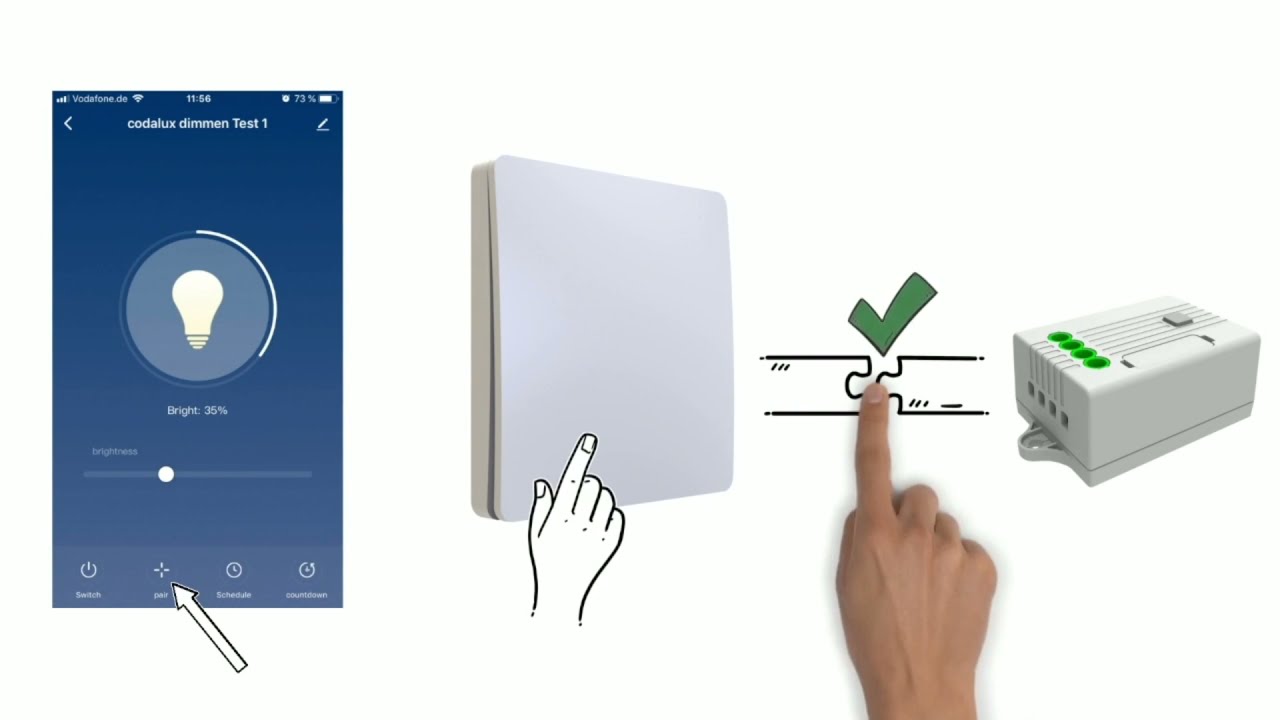 kinetic switch Wifi + App einrichten