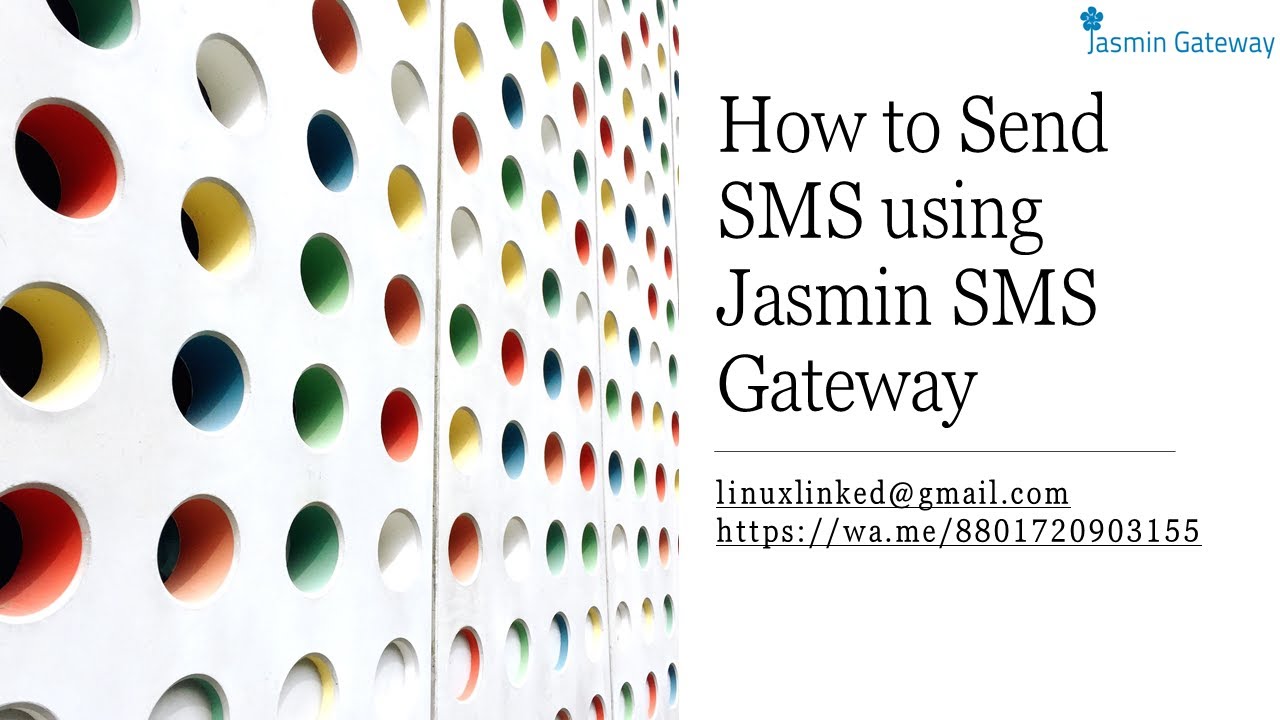 How to Send Bulk SMS using Jasmin SMS Gateway