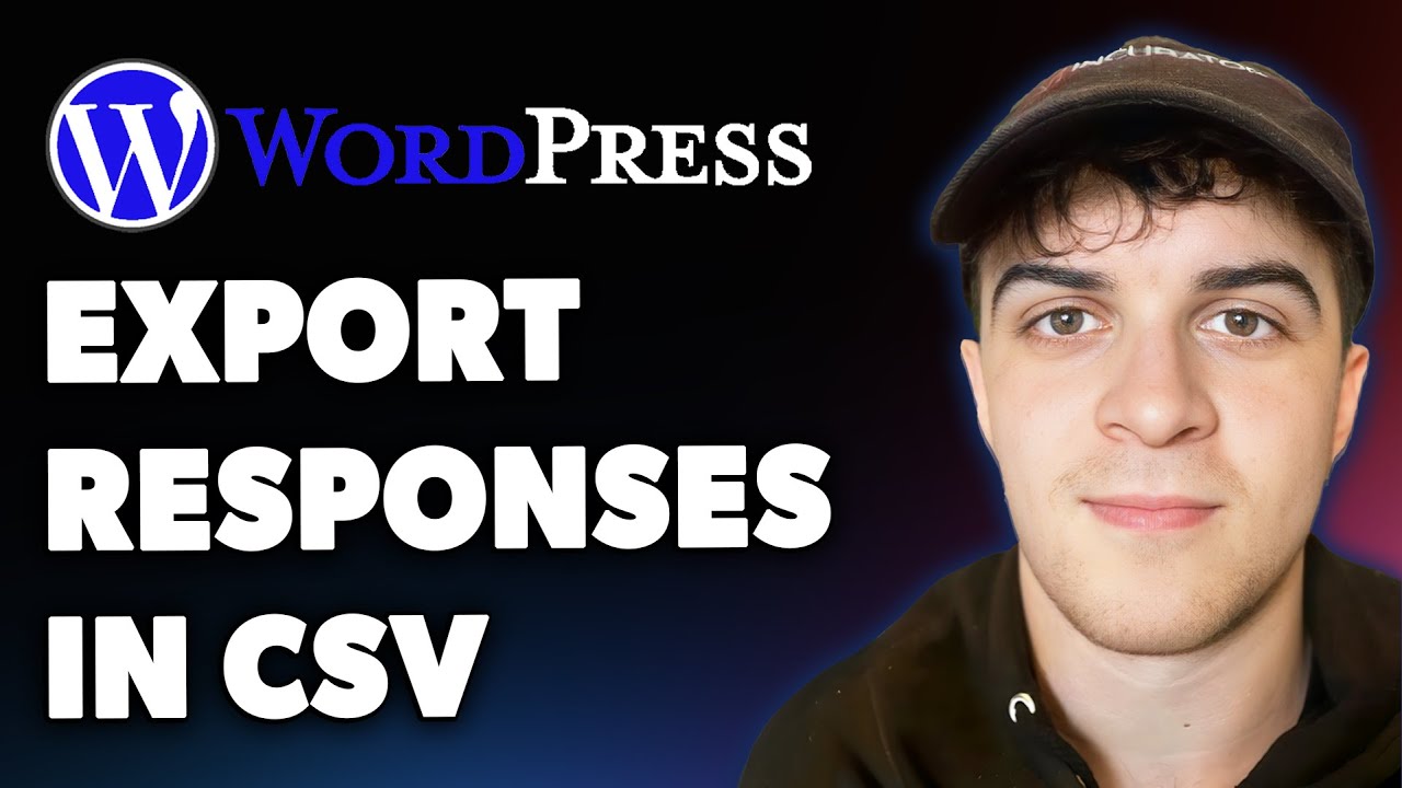 How to Export Responses in Csv in Wordpress Simple (Full 2025 Guide)