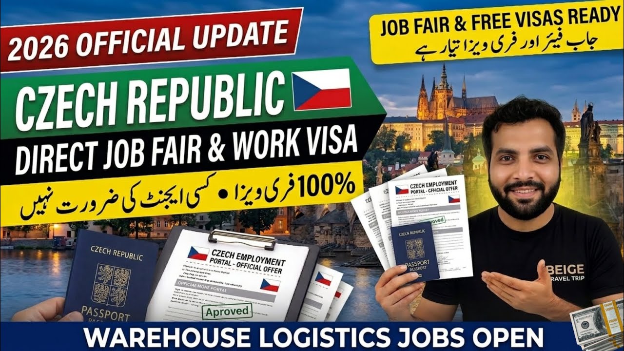 Europe Direct Hiring 2026: Czech Republic Online Job Fair | No Agent No Fees | Work Permit Process