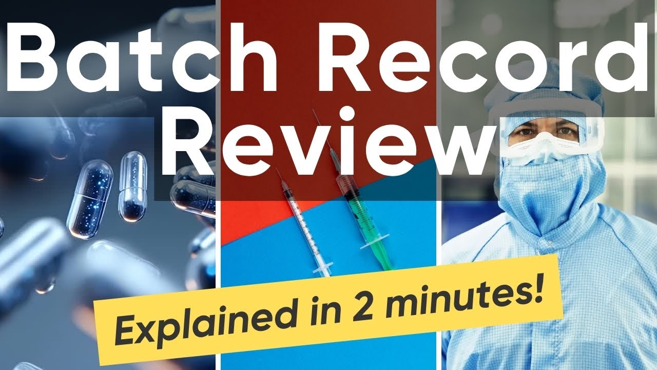 What is Batch Record Review? Explained in 2 minutes! | Free GMP Training video 2025