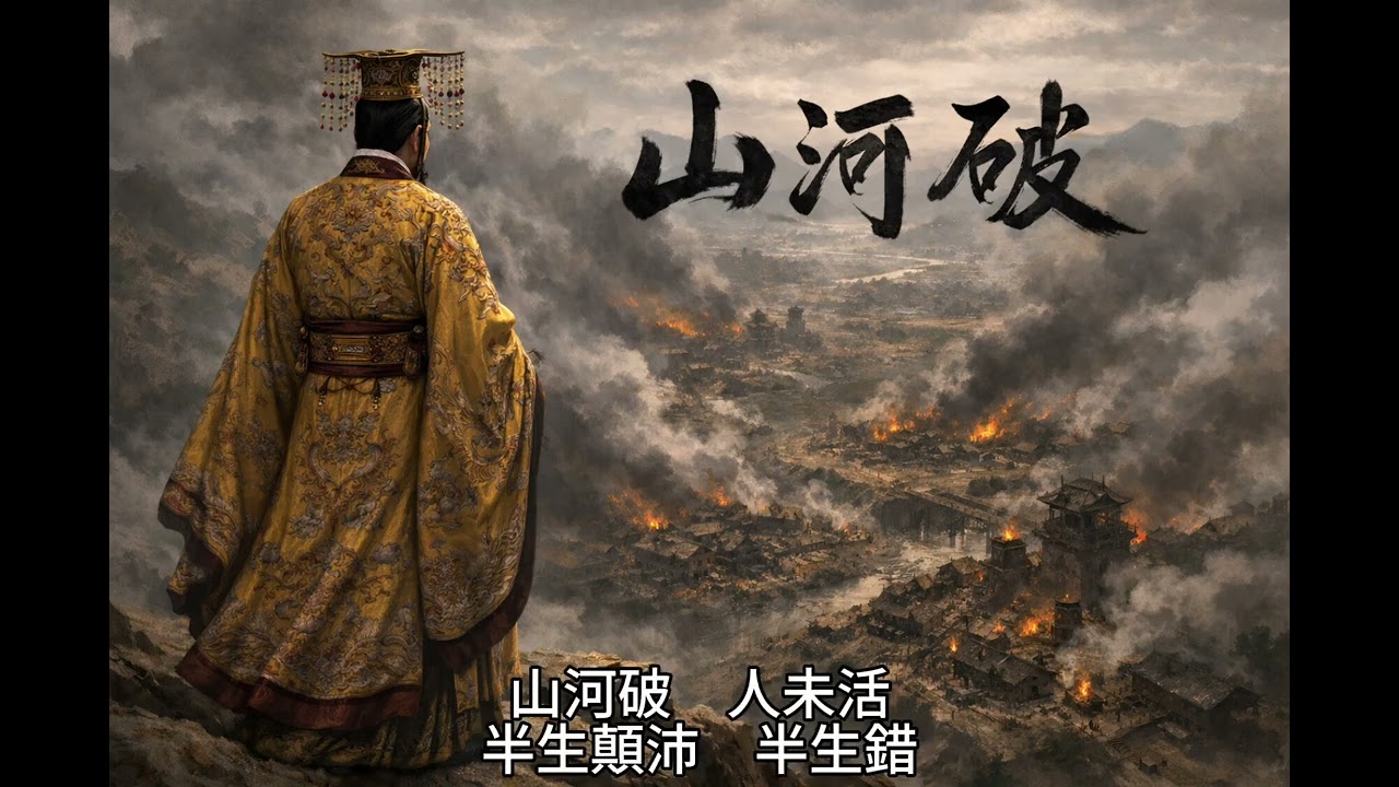 《山河破》｜_When Mountains and Rivers Fall_ 🏔️🌫️#古風#音樂#ai