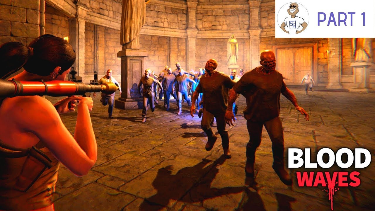 BLOOD WAVES (PS4) - A NEW SPIN ON ZOMBIE GAMES! Gameplay PART 1 by SUPA G GAMING