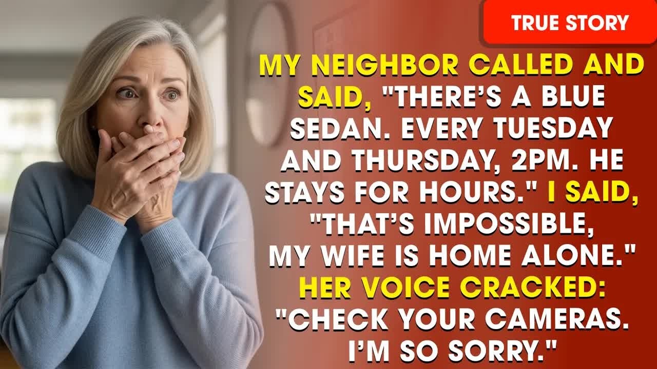 My Neighbor Called, “Check Your Security Cameras At 2 P M  Every Tuesday” — What I Found Made Me