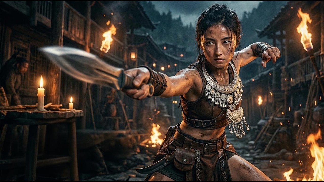 Action Epic: Pure girl submits to warlord to save family, lures him to death trap for lethal strike!