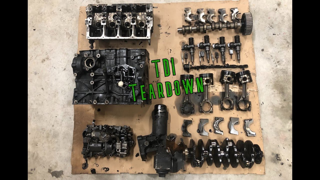 Broken TDI Timing Belt Carnage: Full disassembly of a BHW PD TDI