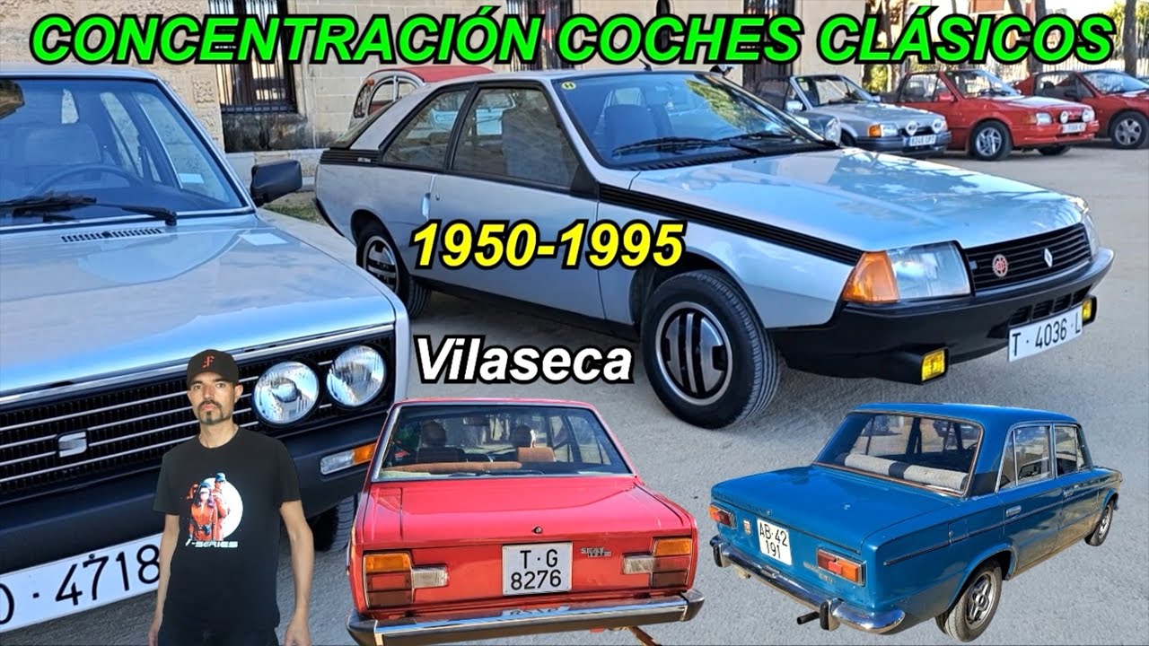⏩Concentración coches clásicos Vilaseca 1950-95. Autos inolvidables. Classic Cars. #carslover