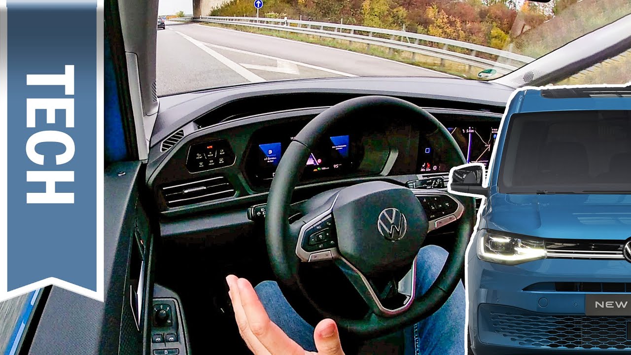 Assistenzsysteme im neuen Caddy: Travel-Assist, Querverkehrswarner & Parkassistent im Test