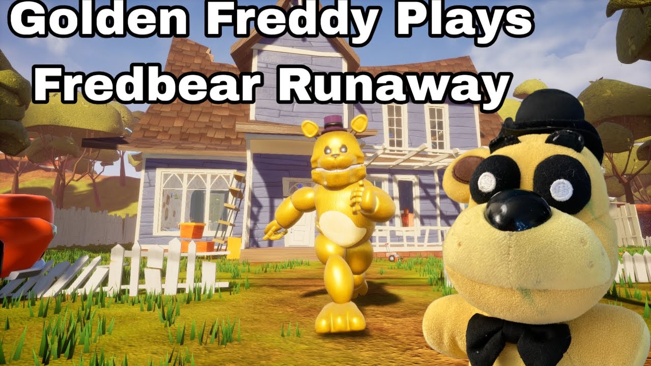 HEY LOOK ITS ME | Golden Freddy Plays Fredbear Runaway (Part 1)