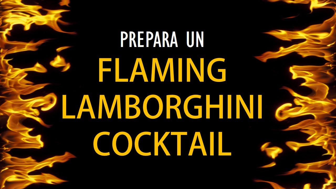 Como Hacer Flaming Lamborgini Shot - Cursos de Cocteleria
