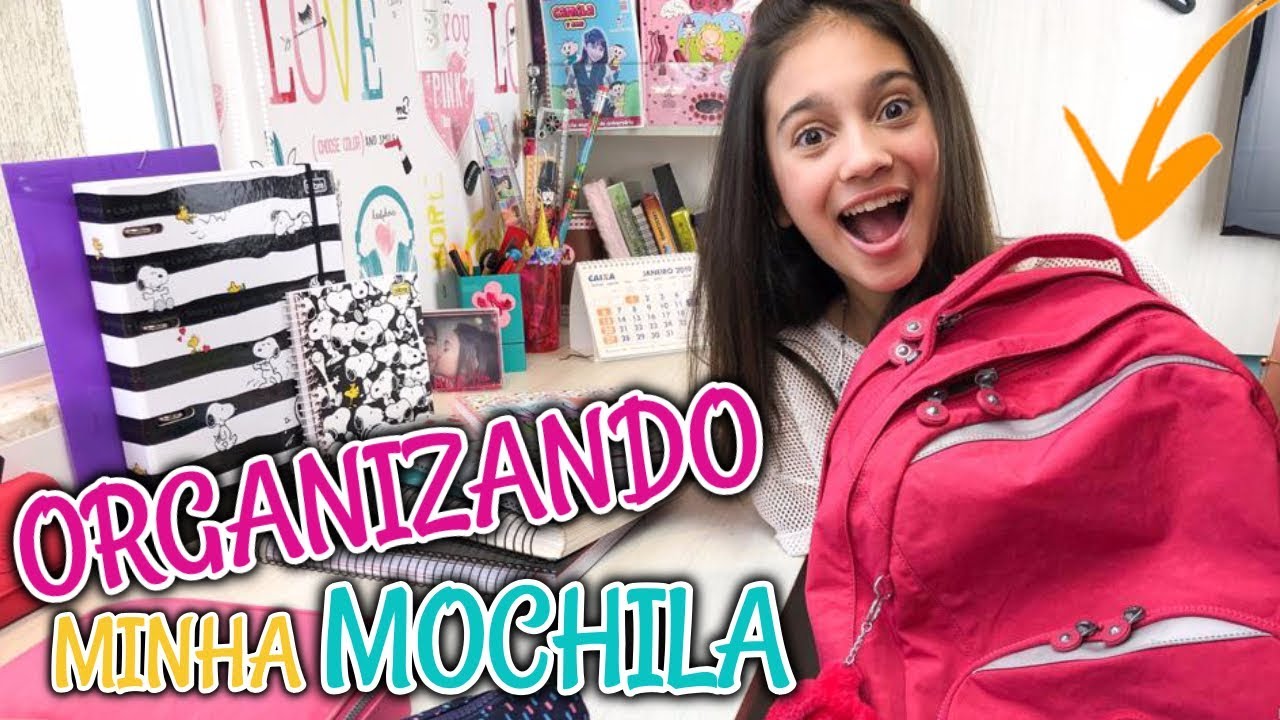 ORGANIZANDO MINHA MOCHILA | MATERIAL ESCOLAR 2019 - Na mala da Mila