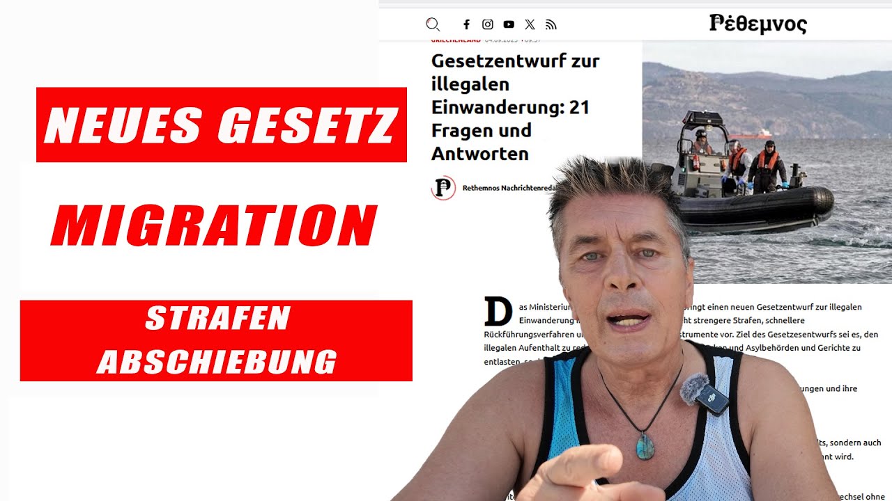 Griechenland versch&auml;rft Migrationsgesetz &ndash; das sind die Folgen!  Kreta/Crete/Griechenland 2025