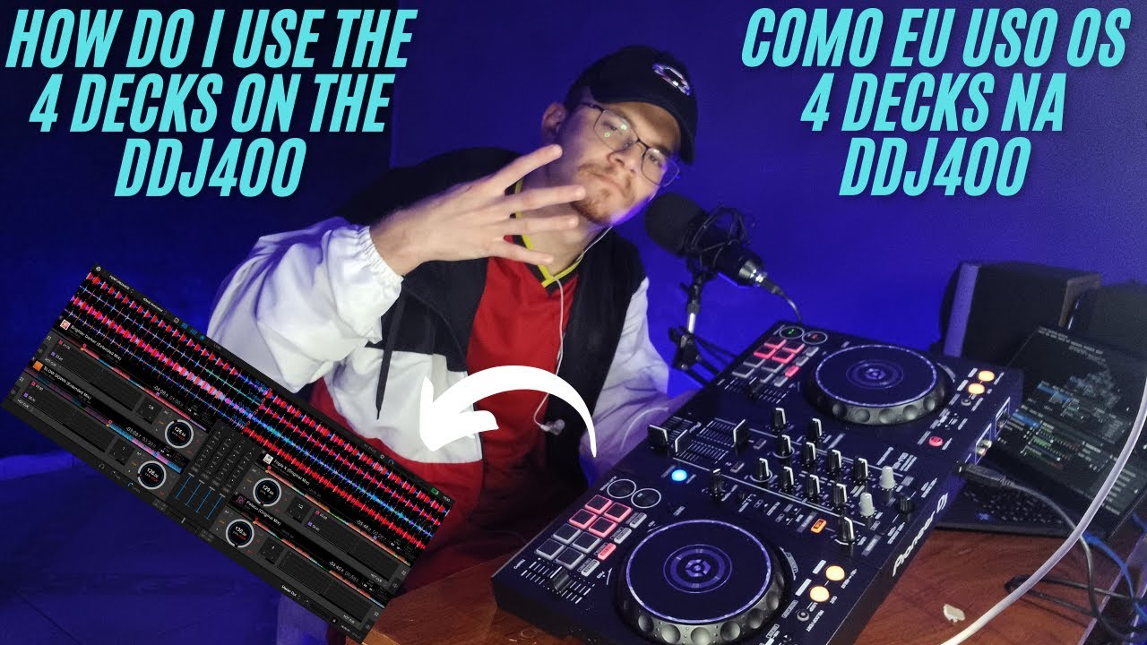Como Usar Os 4 Decks Na DDJ 400!!!
