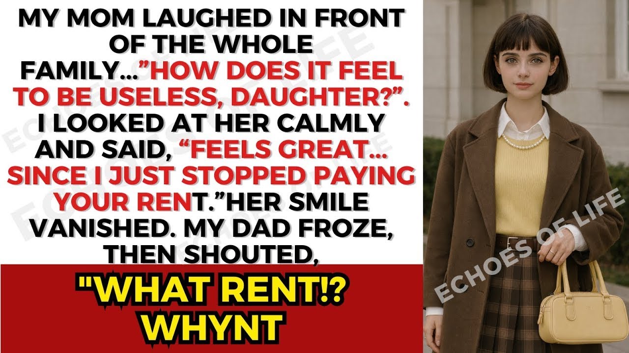 My Mom Laughed at Me in Front of Everyone: “How Does It Feel to Be Useless?”