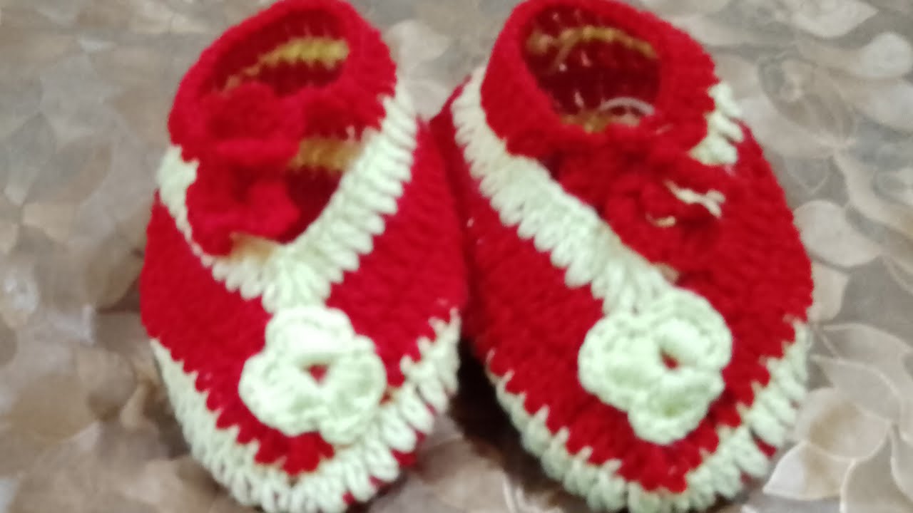 How to make Crochet baby shoes | Easy crosia baby booties | #babyshoes #crochet #crochettutorial