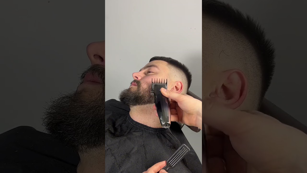 Fade na brodzie. #barber #tutorial #broda
