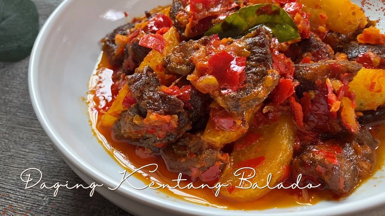 Enak Banget! Resep Daging Kentang Balado Empuk Pedas Gurih Favorit Keluarga