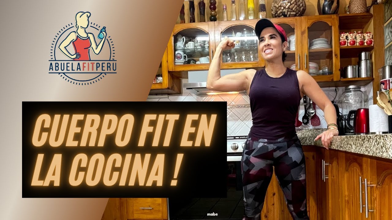 MIENTRAS COCINAS PON FUERTE TODO TU CUERPO FACILITO 💪🏼