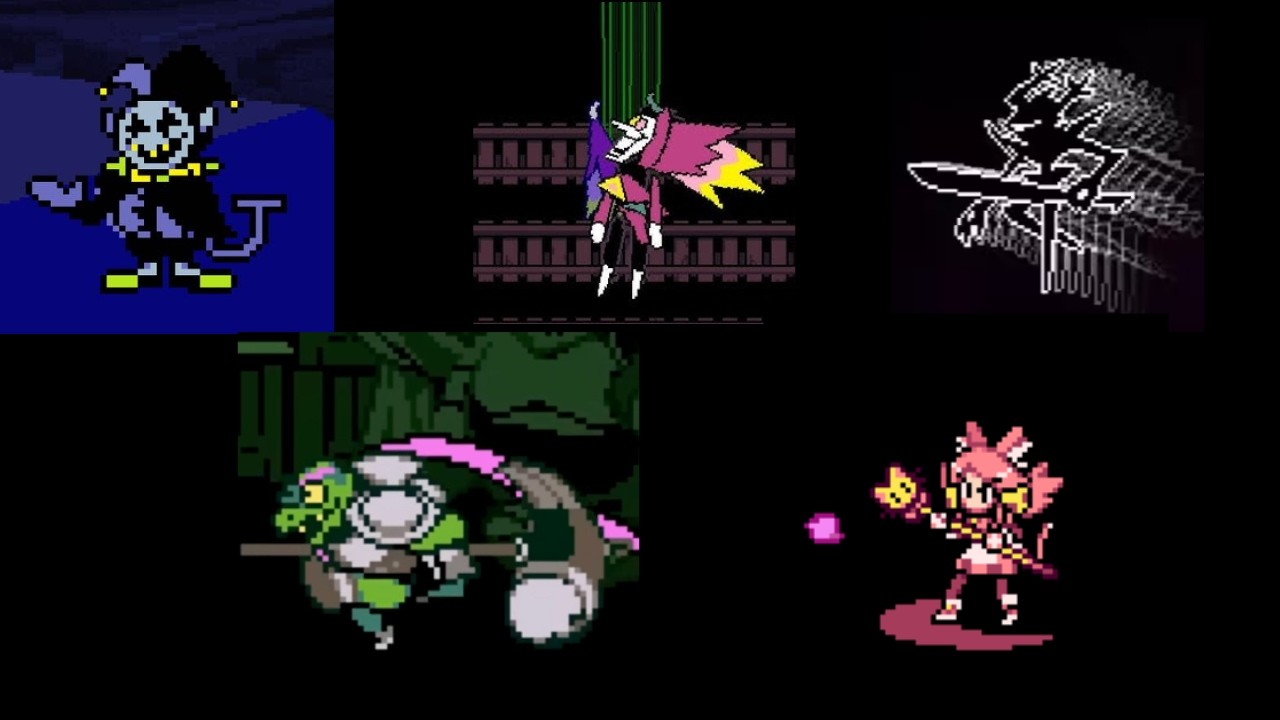 DELTARUNE ALL SECRET BOSS THEMES (Chapter 1-5)