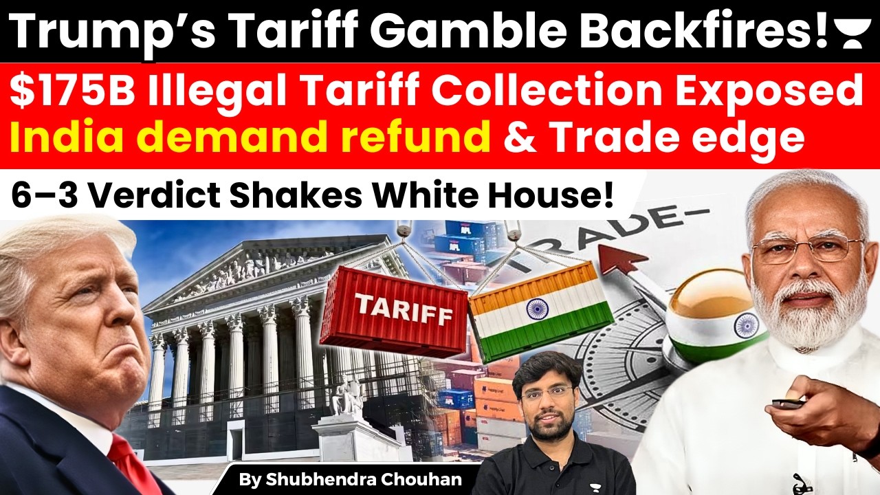 US Supreme Court Strikes Trump Tariffs | $175B Refund Crisis & India Trade Edge