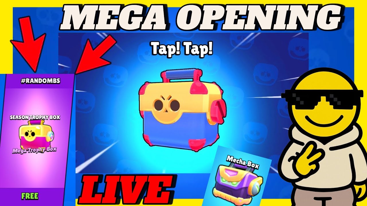 LIVE! Mega Opening Pe BRAWL STARS!