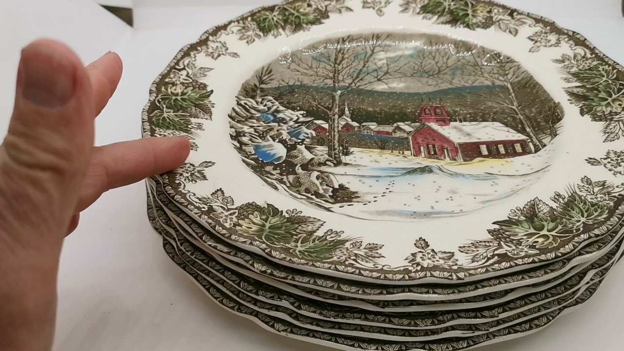 Johnson Brothers Friendly Village The Shool House Dinner Plate