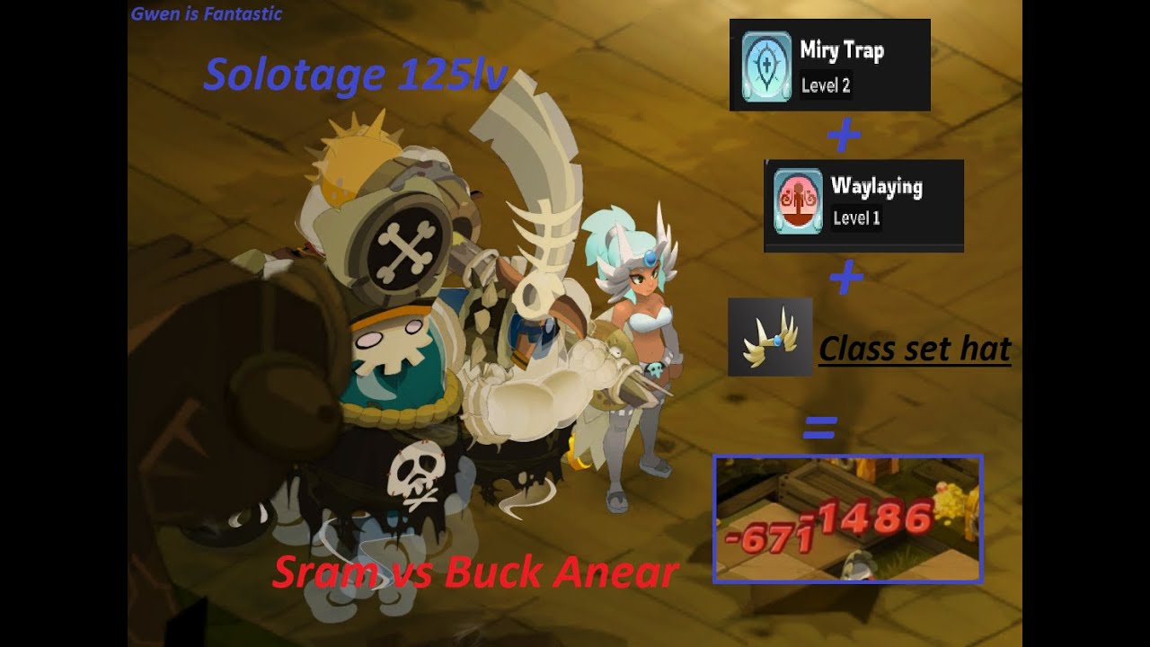 Saram 125lvl solotage - Buck Anear  dofus.beta