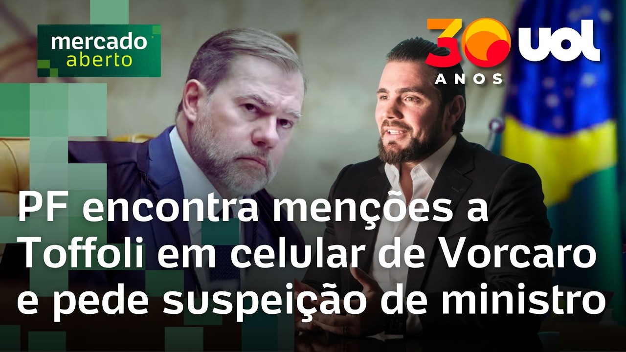 PF encontra menções a Toffoli em aparelhos de Vorcaro e entrega a Fachin; ministro admite ser sócio