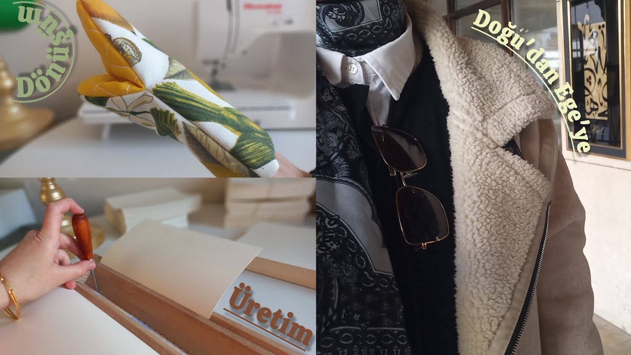 Üretim Günlüğü #3 | Cilt Sanatı, Ev ve Dikiş #kendinyap #sewing #bookbinding #kitap #cilt #shopping 