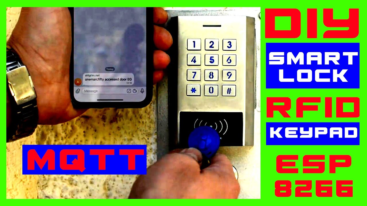 Контроль доступа RFID и клавиатура с esp8266, Wi-Fi и MQTT