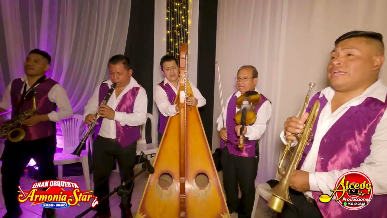 Orquesta Armonía Star - MARGOS HUANUCO - Mix Tres de Mayo - Mario Mendoza