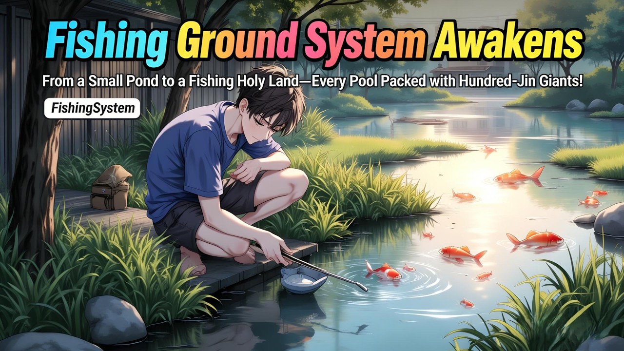 Fishing Ground System Awakens: Small Pond to Fishing Holy Land, Packed with Hundred-Jin Giants!