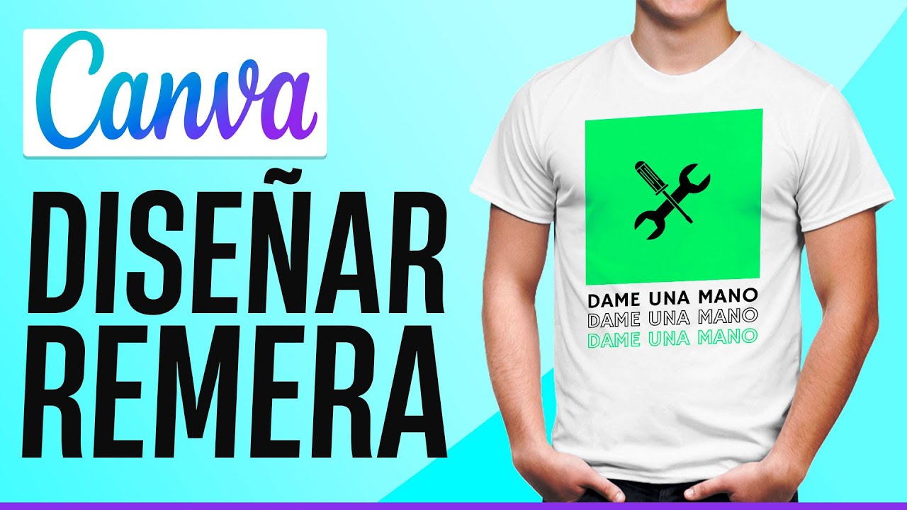C&oacute;mo DISE&Ntilde;AR CAMISETAS en Canva (2024) | Dise&ntilde;ar PLAYERAS en Canva