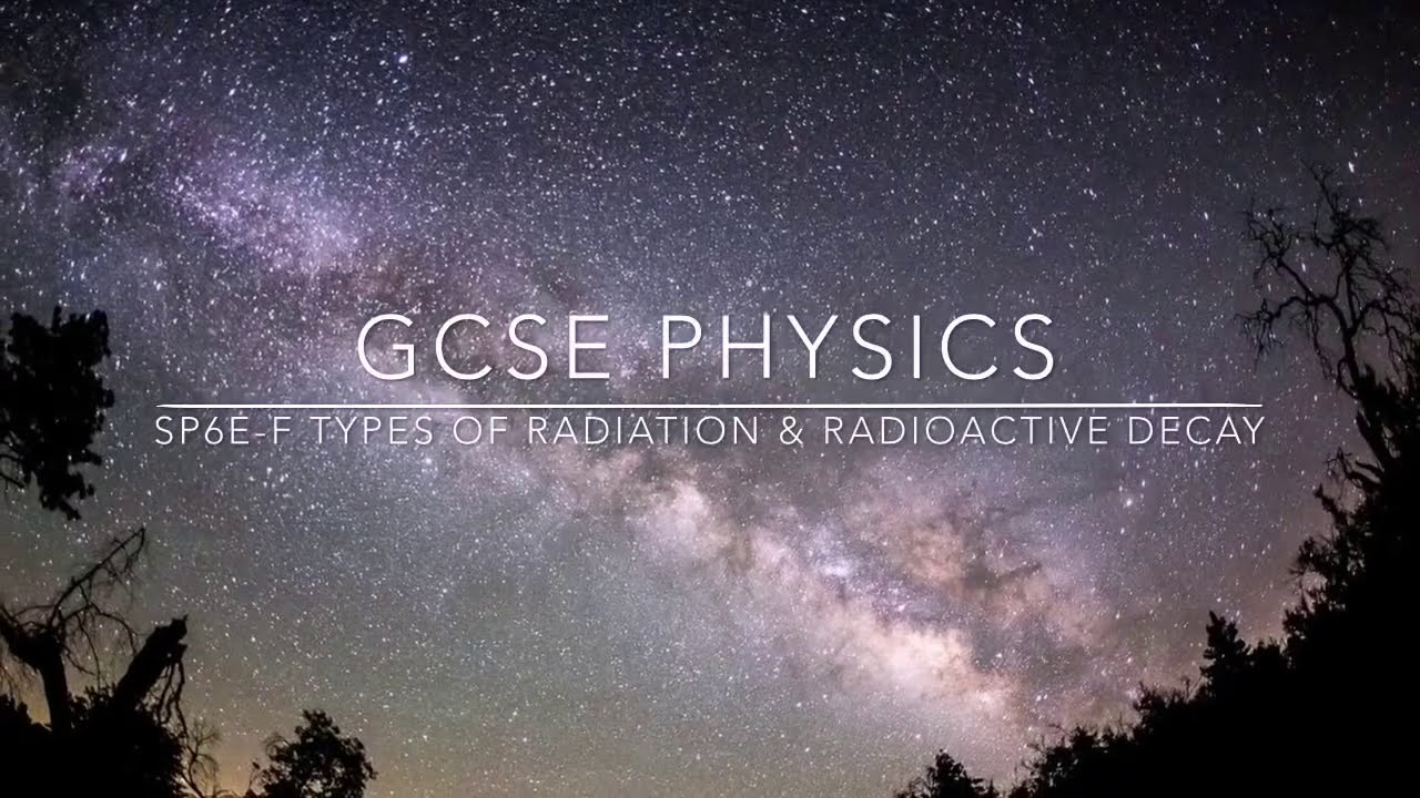 GCSE PHYSICS: SP6e-f - Types of radiation